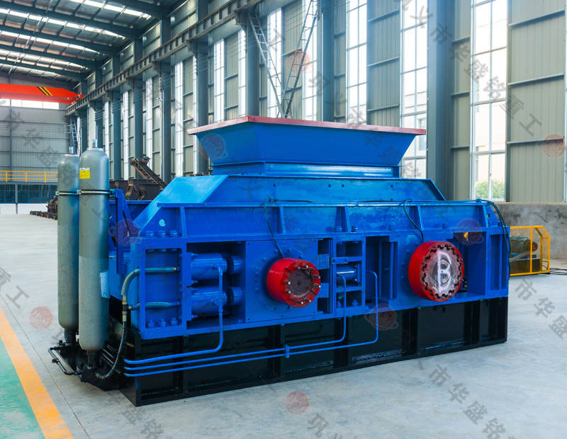 華盛銘重工對輥制砂機試機視頻，石子制砂