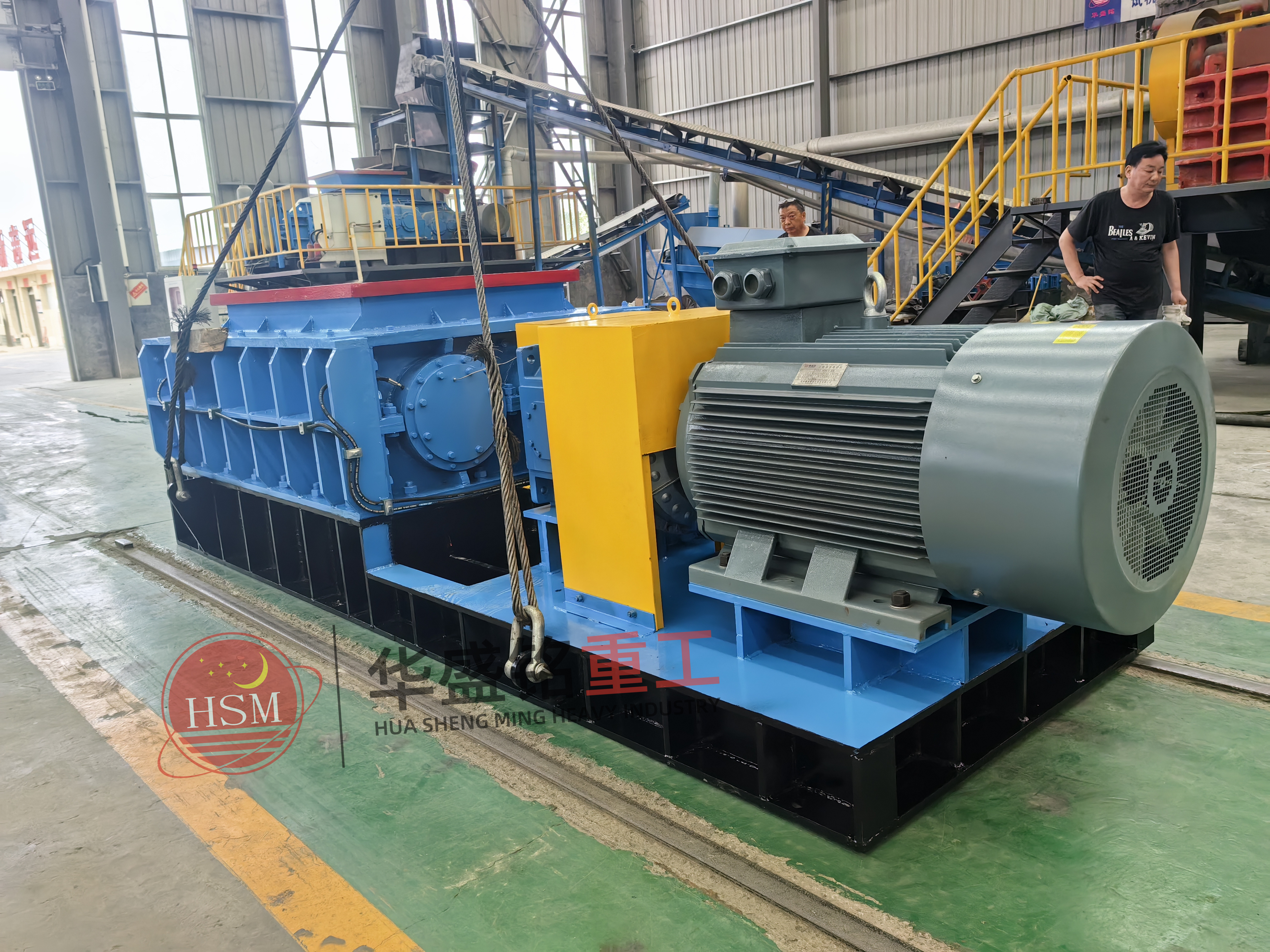 瀝青塊強力雙齒輥破碎機(jī) 瀝青塊強力雙齒輥破碎機(jī)